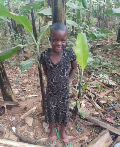 Click Shakima's picture to sponsor her - She is 8 years old, loves school, and wants to be a teacher.