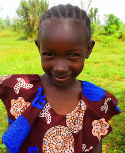Click Harriet's picture to sponsor her - She is 5 years old, loves art, and wants to be a teacher.