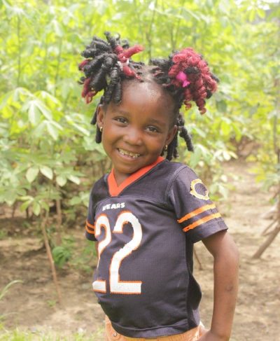Click Precilia's picture to sponsor her - She is 8 years old, enjoys dancing and singing and hopes to be an agronomist.