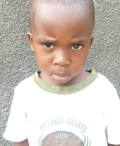 Click Chris' picture to sponsor him - He is 6 years old, likes drawing and wants to be a carpenter.