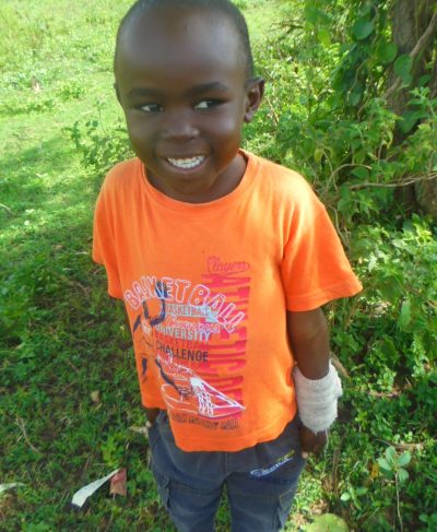 Click Dan's picture to sponsor him - He is 7 years old, enjoys writing, and wants to be a pilot.