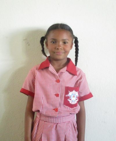 Click Jazmin's picture to sponsor her - She is 8 years old, loves writing, and doesn't know what she would like to be.