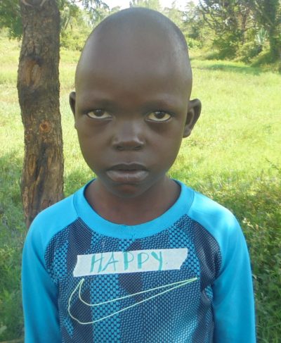 Click Happy's picture to sponsor him - He is 5 years old, loves writing, and wants to be a driver.